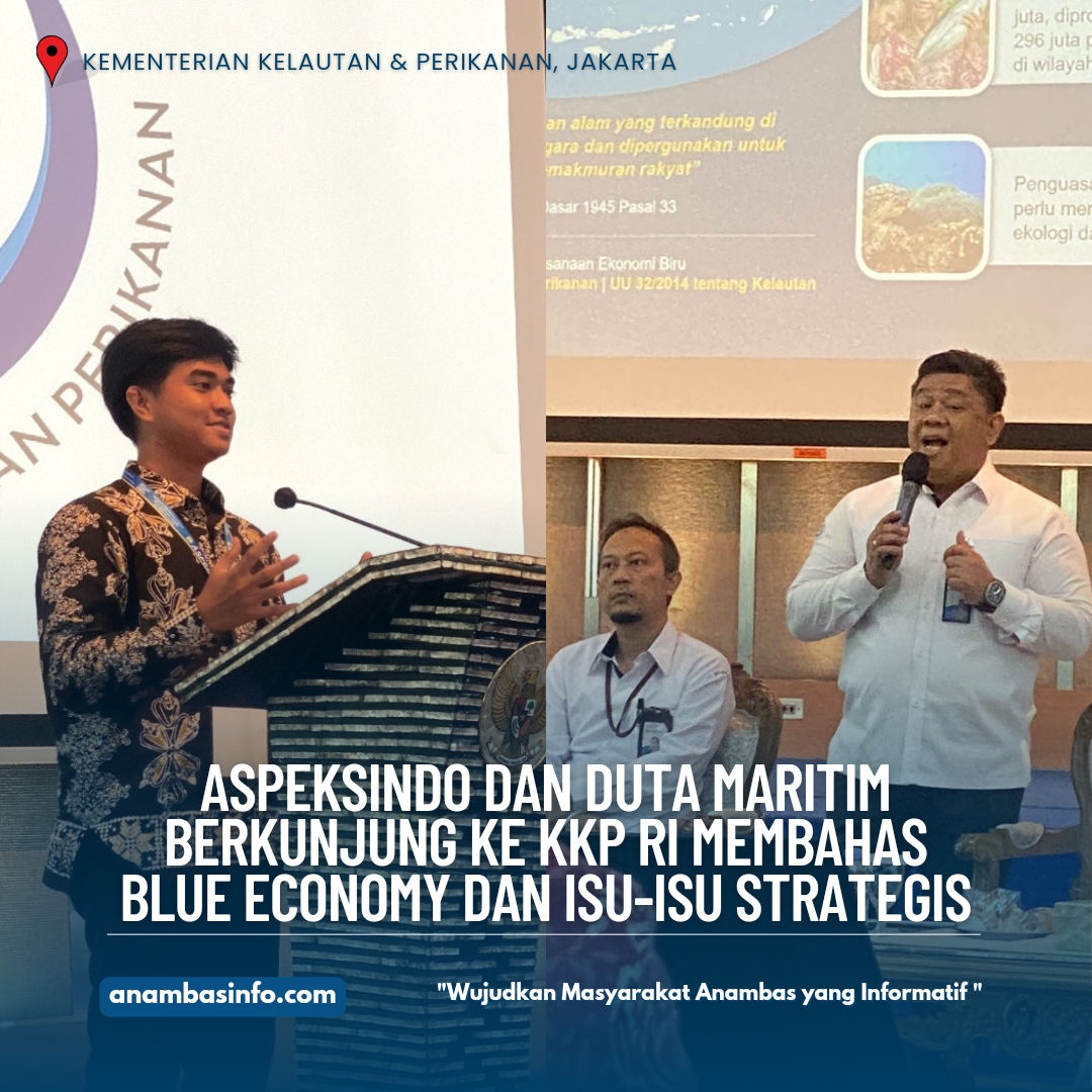 Aspeksindo dan Duta Maritim Berkunjung ke Kementerian Kelautan dan Perikanan Membahas Blue Economy dan Isu-isu Strategis