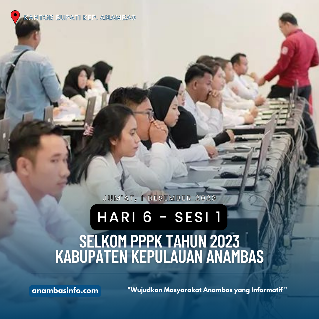 HARI 6 – SESI 1 – SELKOM PPPK TAHUN 2023