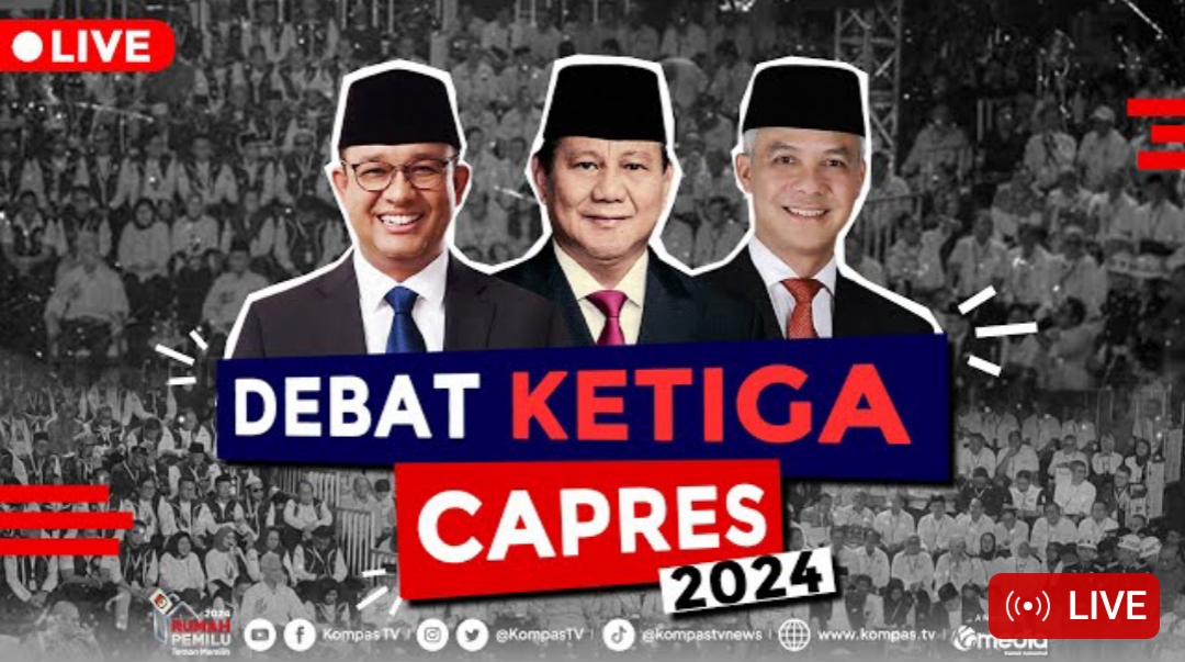 Debat Ketiga Capres 2024
