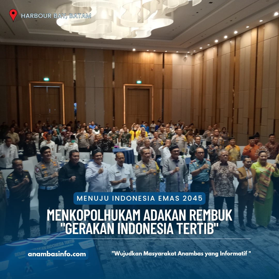 Menuju Indonesia Emas 2045, Menkopolhukam Adakan Rembuk “Gerakan Indonesia Tertib”