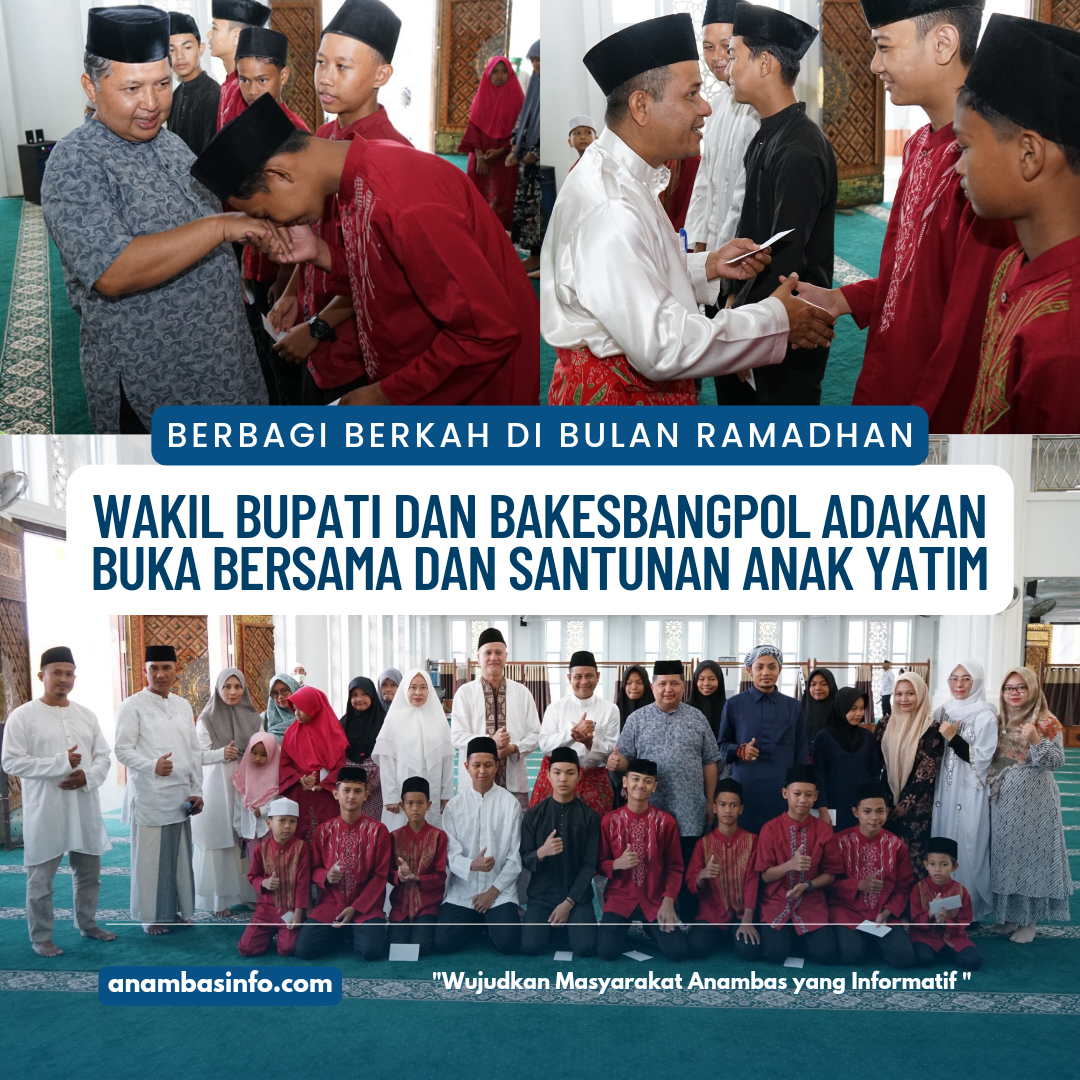 Berbagi Berkah di Bulan Ramadhan: Wakil Bupati dan Bakesbangpol Adakan Buka Bersama dan Santunan Anak Yatim