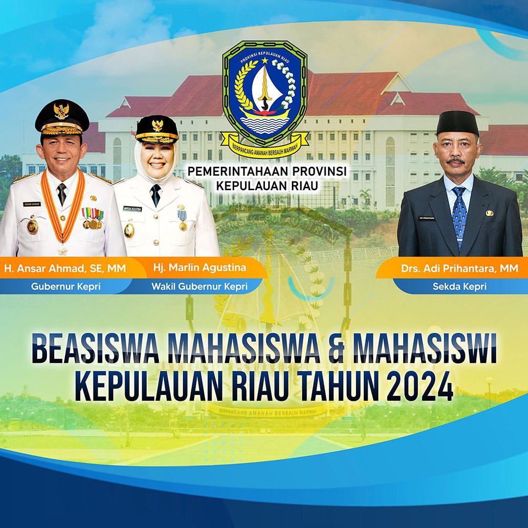 Beasiswa Mahasiswa & Mahasiswi Kepulauan Riau Tahun 2024