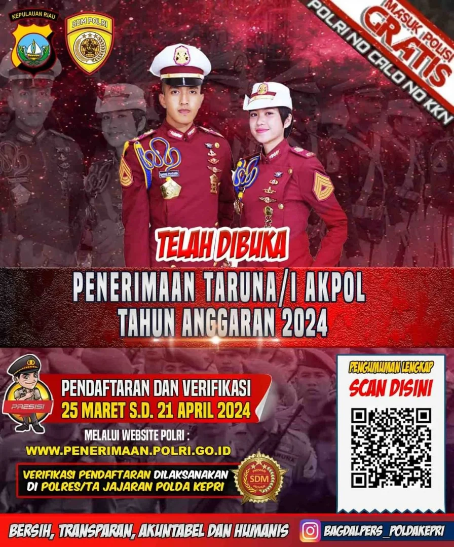 Penerimaan Taruna/I AKPOL T.A 2024