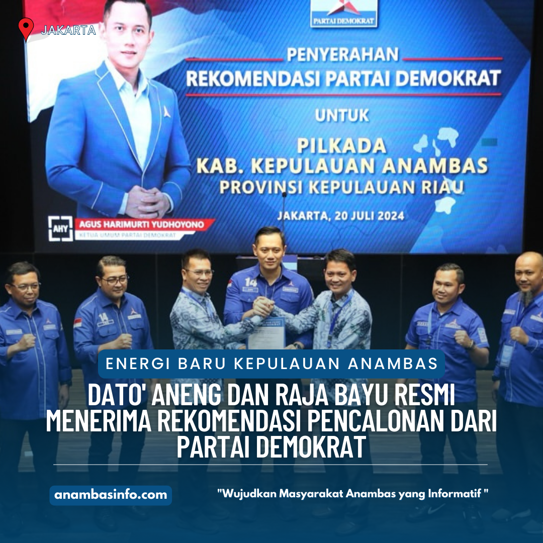 Dato’ Aneng dan Raja Bayu Resmi Menerima Rekomendasi Pencalonan dari Partai Demokrat