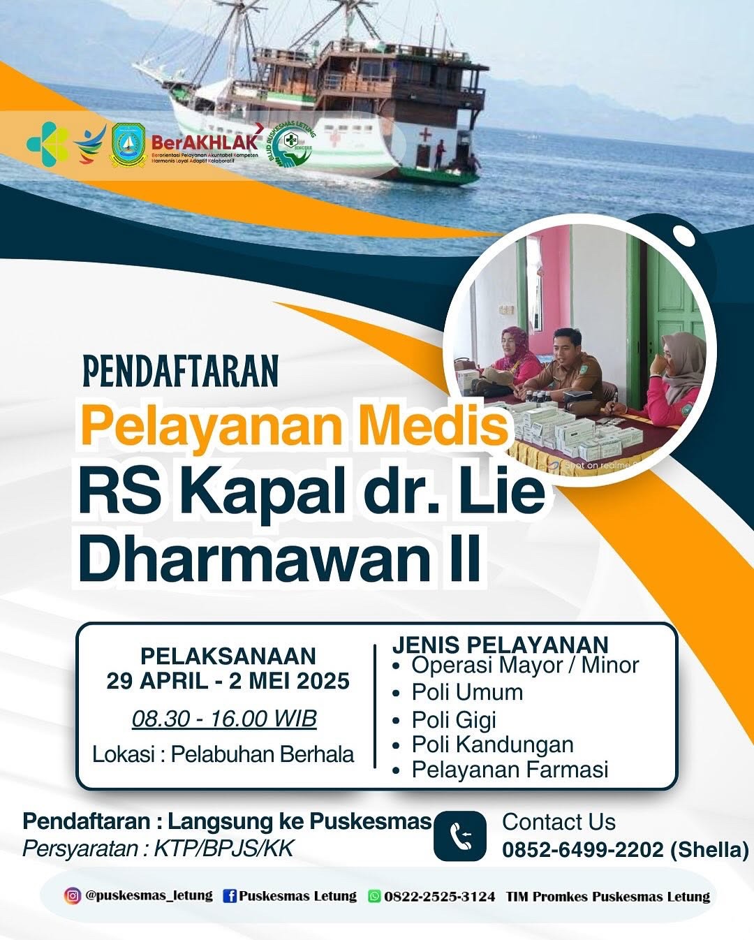 Pelayanan Medis RSA dr. Lie Dharmawan II di Pulau Jemaja