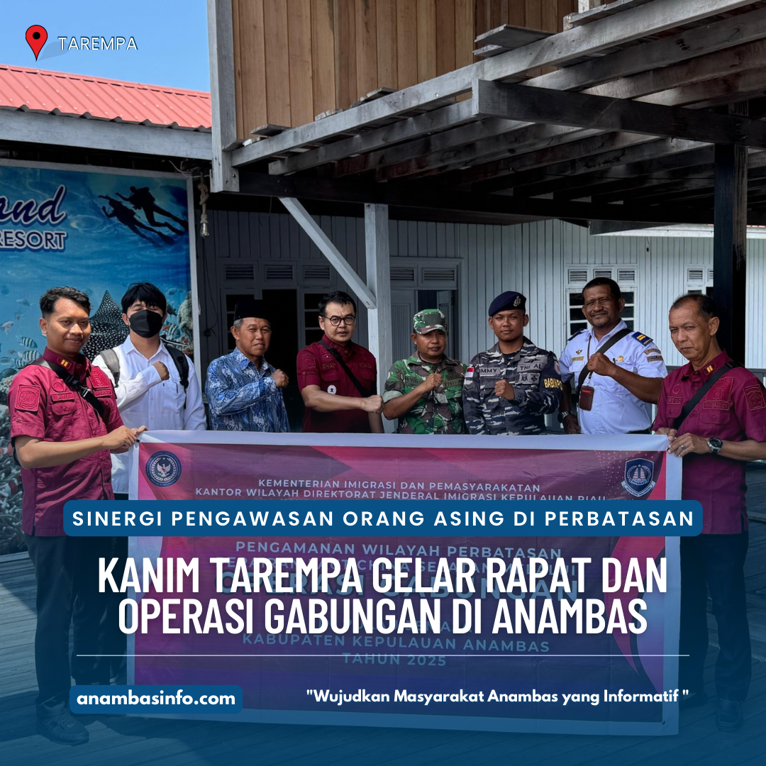 Sinergi Pengawasan Orang Asing di Perbatasan: Kanim Tarempa Gelar Rapat dan Operasi Gabungan di Anambas