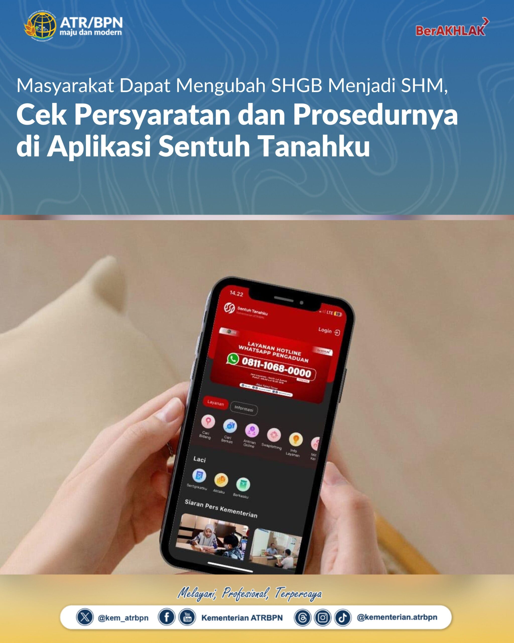 Masyarakat Dapat Mengubah SHGB Menjadi SHM, Cek Persyaratan dan Prosedurnya di Aplikasi Sentuh Tanahku