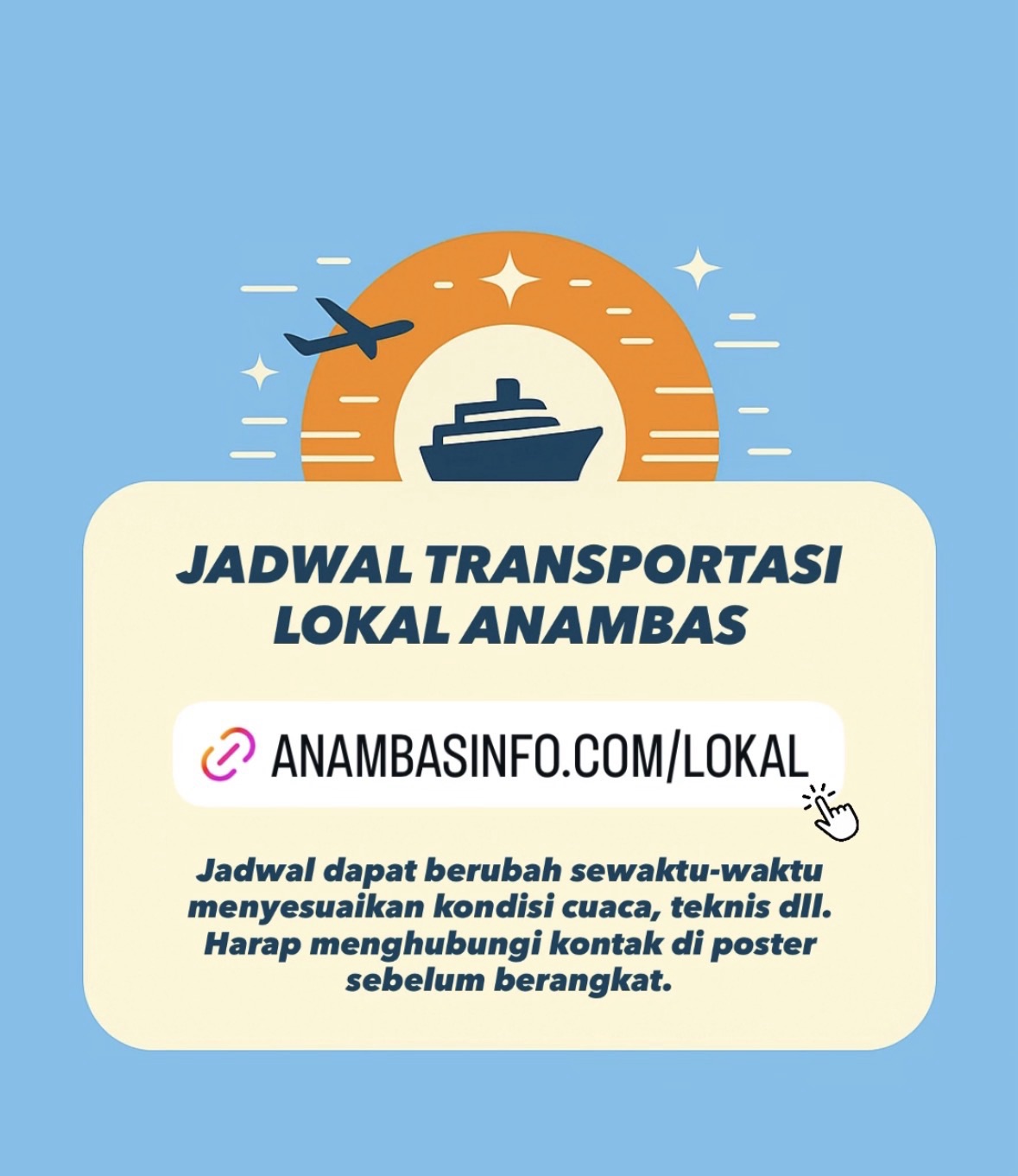 Transportasi Umum Laut Lokal Kep. Anambas