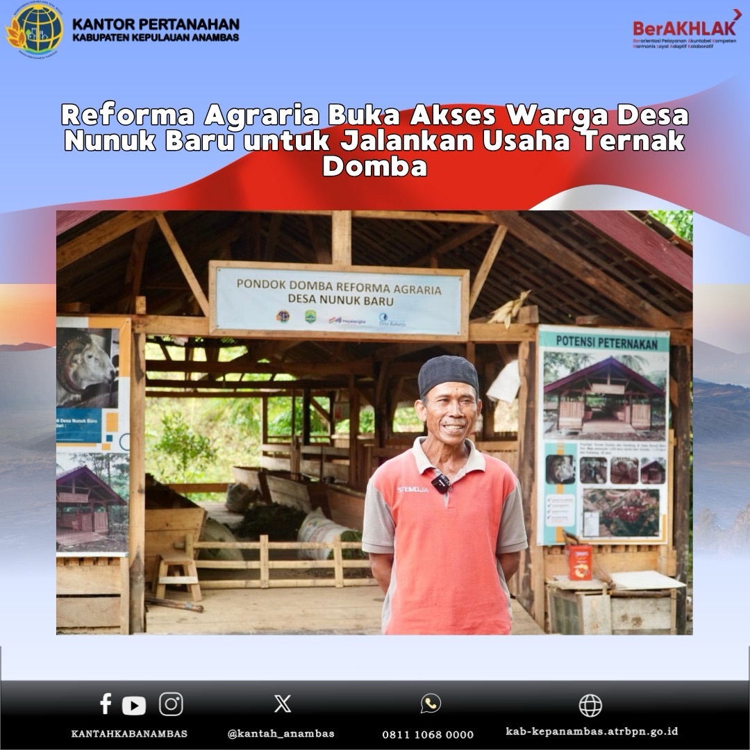 Reforma Agraria Buka Akses Warga Desa Nunuk Baru untuk Jalankan Usaha Ternak Domba