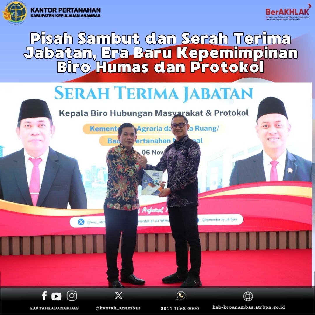 Pisah Sambut dan Serah Terima Jabatan, Era Baru Kepemimpinan Biro Humas dan Protokol