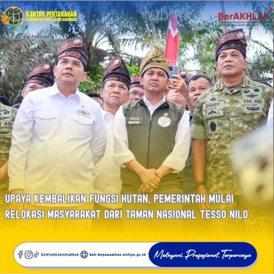 Upaya Kembalikan Fungsi Hutan, Pemerintah Mulai Relokasi Masyarakat dari Taman Nasional Tesso Nilo