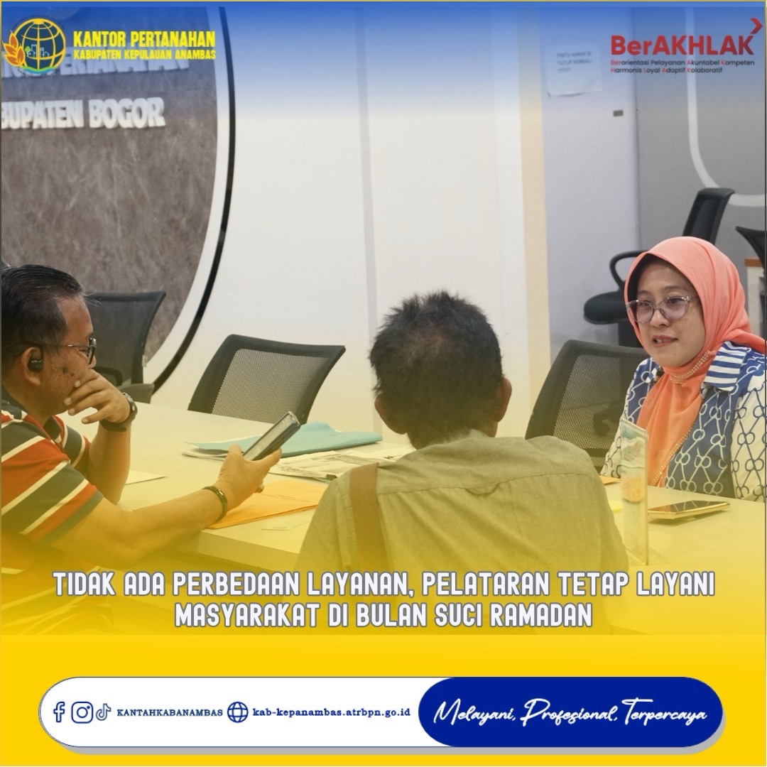 Tidak Ada Perbedaan Layanan, PELATARAN Tetap Layani Masyarakat di Bulan Suci Ramadan