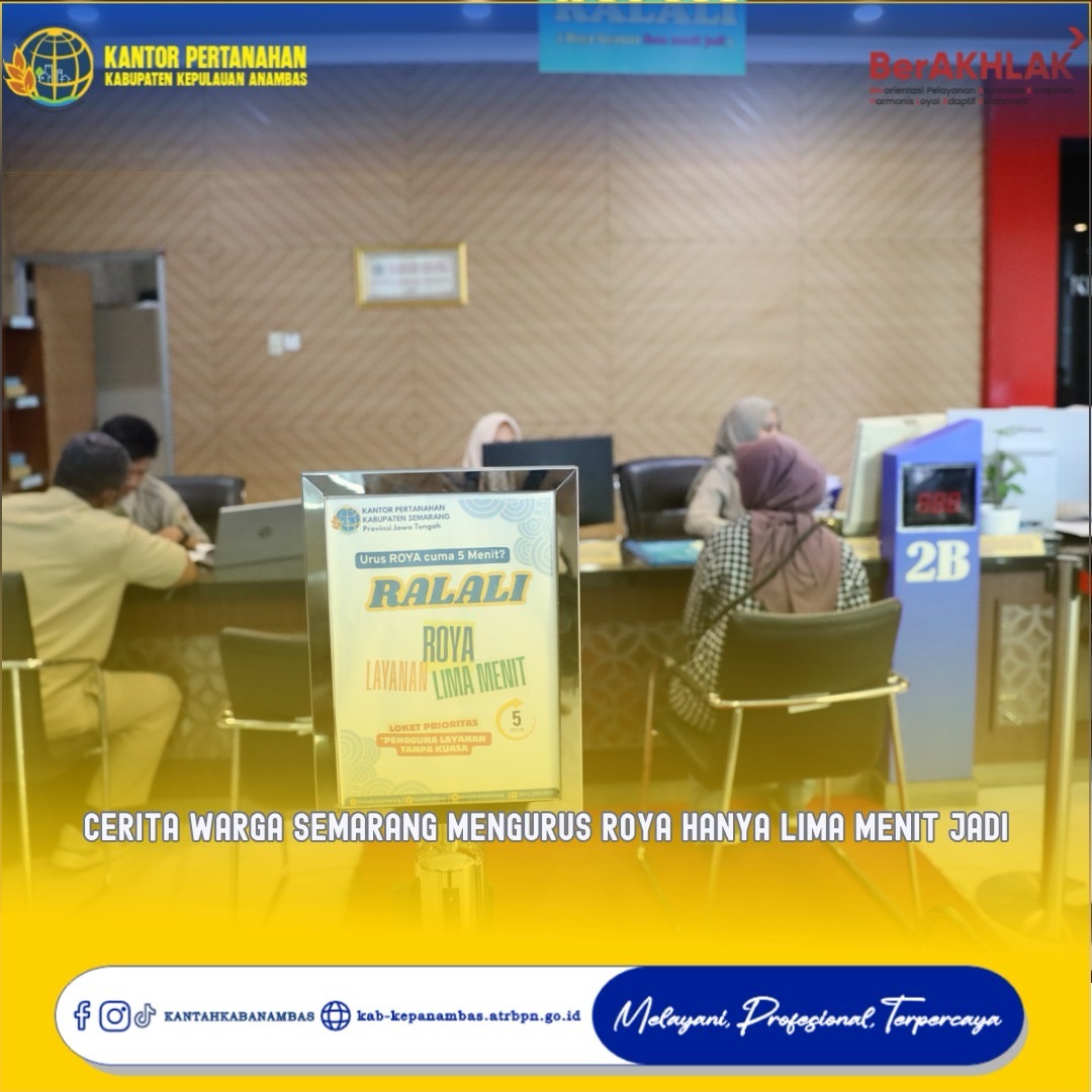 Cerita Warga Semarang Mengurus Roya Hanya Lima Menit Jadi