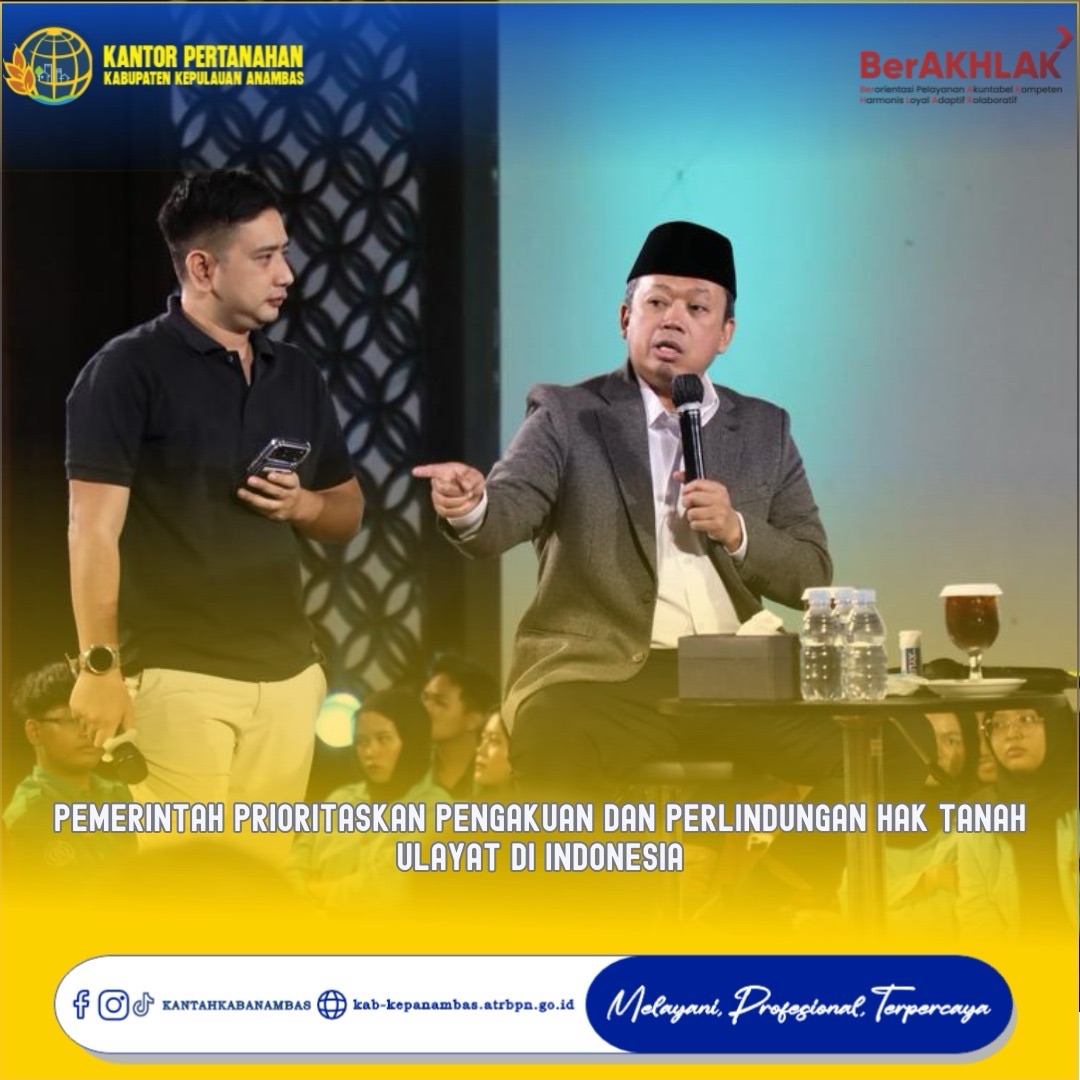 Pemerintah Prioritaskan Pengakuan dan Perlindungan Hak Tanah Ulayat di Indonesia