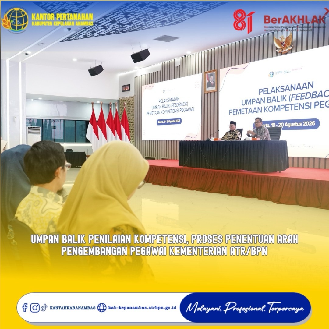 Umpan Balik Penilaian Kompetensi, Proses Penentuan Arah Pengembangan Pegawai Kementerian ATR/BPN